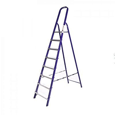 Стальная стремянка выс.1,66м./макс.3,76м, 8 ступ.