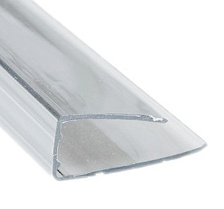 Профиль торцевой 4х2100 мм (прозрачный)