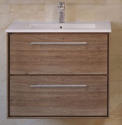 Тумба Frame 75 подвесная Дуб трюфель с рак.Quadro75 F01 