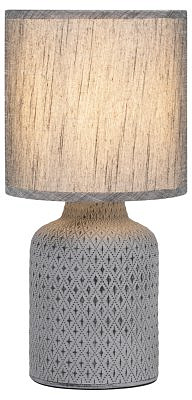 Настольная лампа черная с абажуром  7043-502 Sabrina 1 x E14 40 Вт