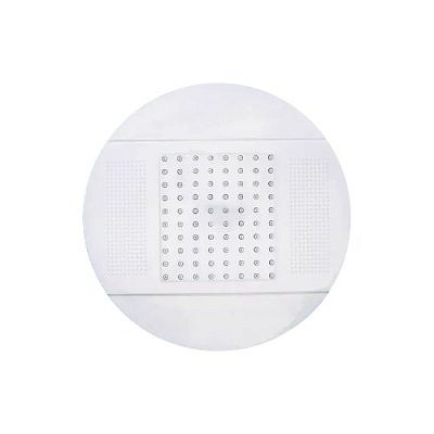 Душ верхний  без подсветки белый диаметр 250 мм со втулкой