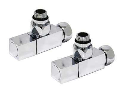 Вентиль угловой квадратная гайка наружная резьба 1/2*3/4 г/ш (пара)