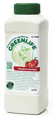 Натуральное органическое удобрение "Овощные культуры" 0,5 Green Life