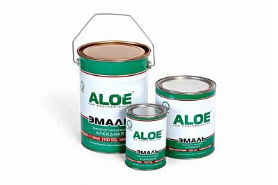 Эмаль ALOE ПФ-115 Ярко-голубой 0,8кг