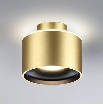 Светильник 358972 OVER  NT22 161 бронза накладной с переключателем  цветовой температуры IP20 LED 3000K/4000K/6000K 12W вниз+3W вверх 110-265V GIRO