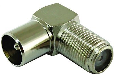 Переходник угловой TDM гнездо F - штекер TV SQ1809-0013 