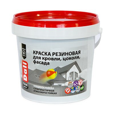 Краска резиновая DALI 12кг База С 