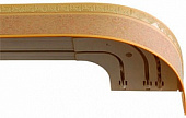Карниз DDA Песок бежевый 3,60 м 50 мм 3-х. рядные с поворотом 