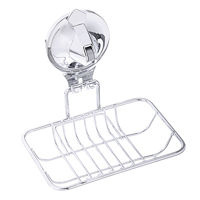 Мыльница VETTA хром вакуумное крепление 123х91х122мм 463-829