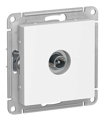 Механизм розетки TV Schneider Electric ATLASDESIGN, проходная, белый ATN000192