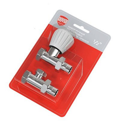 Набор ручной регулировки радиатора прямой, 1/2 