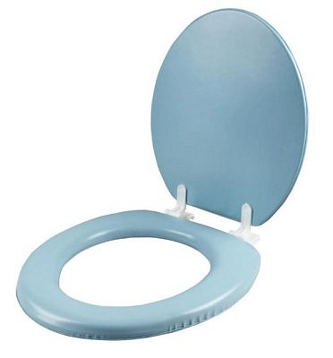 Сидение для унитаза МЯГКОЕ голубой
