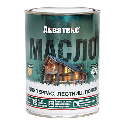 Акватекс Масло для террас,лестниц,полов 2,5л