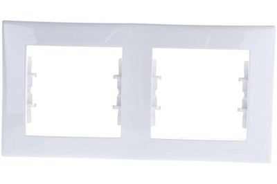 Рамка двухместная горизонтальная