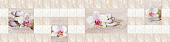 Фартук кухонный Кафель цв. Орхидея на песке (2440х610х3мм) ХДФ