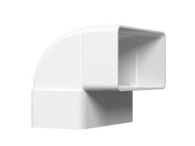 Колено 620КВП вертикальное пластиковое 90 градусов 60х204