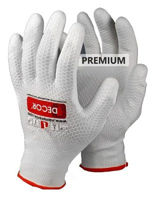 Перчатки DECOR PREMIUM прорезиненные размер L 507-002