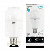Лампа Gauss LED A67 EL 35w 4100 E27 