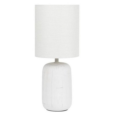 Настольная лампа Rivoli Ramona 7041-501 1 * Е14 40 Вт керамика белая с абажуром