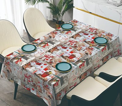 Клеенка столовая 3030 STS Ткань с ПВХ покрытием 1,37(+ -) *20м
