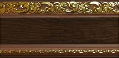 Карниз DDA Венге "ГРАНД" 3,6 м 68 мм 3-х. рядные с поворотом