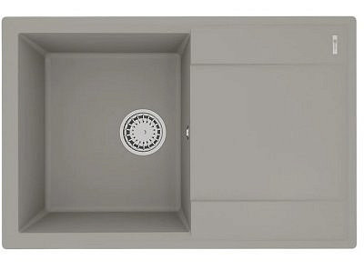 Мойка для кухни IMANDRA 760*500 грей с сифоном 9910027 LEMARK  