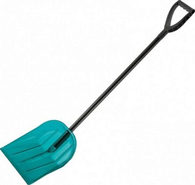 Лопата для уборки снега поликарбонат, 340х385х1375мм, алюм.черенок LUXE Palisad