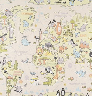 Обои Arteks 20135-02 Карта 1,06*10м