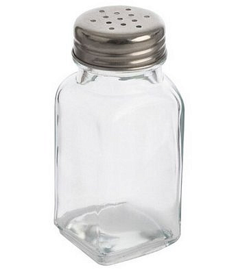 Солонка/перечница SPEZIA 80мл стекло, нержавеющая сталь