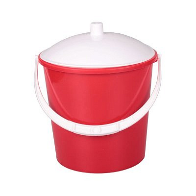 Ведро 5л. с крышкой "Крепыш" К341