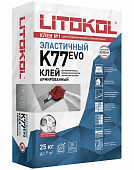 Суперэластичная  клеевая смесь LitoKol  SUPERFLEX К77 - (25кг)