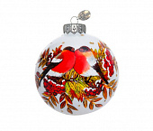 Шар "Пара снегирей", 100 мм., в подарочной упаковке КУ-100-213015