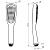 Лейка душевая Lemark LM-0411BL квадратная 1-фукция 68*273