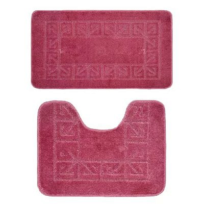 КоврикBANYOLINиз 2шт.50*80м.темно розовый