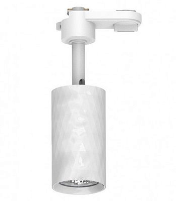 Светильник трековый 175 AL белый трековый под лампу GU10 48695