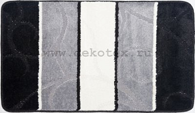 КоврикBANYOLIN SILVERиз 1-шт.60*100см.BLACK черный