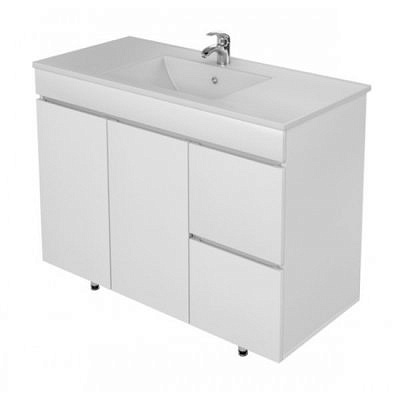 Тумба напольная MIRSANT NEXT 100 с раковиной NEXT 100