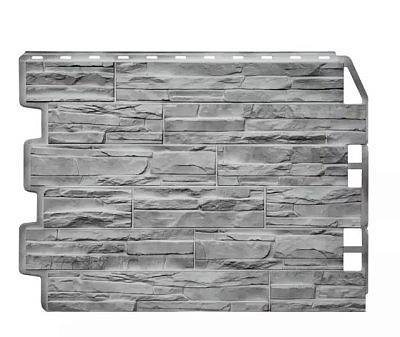 Фасайдинг Дачный СКОЛ 3D-Facture,СВЕТЛО-СЕРЫЙ 