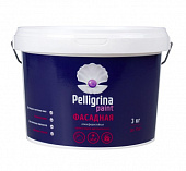 Краска в/д PELLIGRINA PAINT акриловая фасадная белоснежная (3кг)