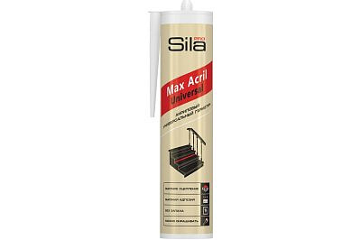 Герметик SILA Pro Max Acril АКРИЛОВЫЙ универсальный белый 290мл