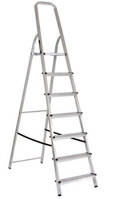 Стремянка алюминиевая СС 1*7 Вихрь 