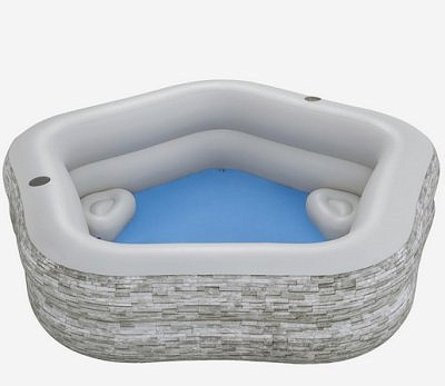 Бассейн надувной семейный TruPrint 213 x 206 x 53 см  Bestway 54423