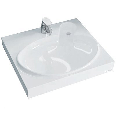 Раковина над стиральной машиной Санта Сатурн 600х110х550 с кронштейнами