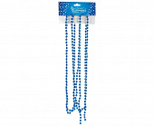 Бусы "Блеск" цвет синий 104079