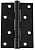 Петля универсальная ADDEN BAU 100*70*2,5 4BB BLACK (черный)