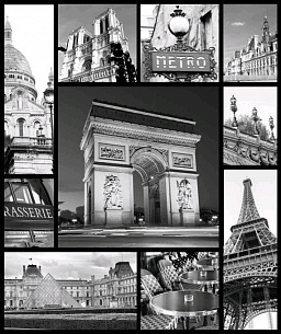 Фотообои А2-042 Париж 200*238