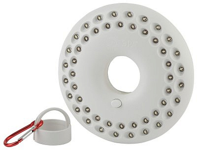 ЭРА фонарь кемпинговый KB-601 "НЛО-48" (3xR6) 3W(300lm) 48св/д бел./пластик магнит, подвес+карабин