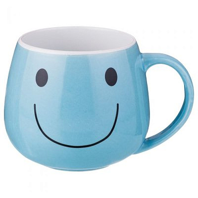 КРУЖКА КОЛЛЕКЦИЯ "ВЕСЕЛЫЙ СМАЙЛИК" 300 МЛ 9*8,2 СМ 