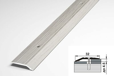 Профиль разноуровневый ПР03 дуб арктик 32,0*6,5*900