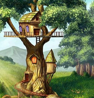 Фотообои А1-021 Домик в деревне 200*270